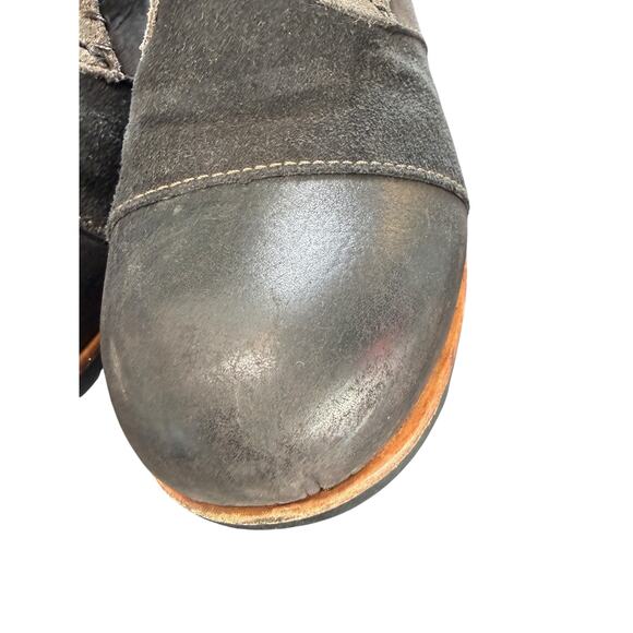 Sorel Cate the Great Boots Gray Wedge Suede Knee High Lace Up Casual Size 7 - Picture 8 of 13